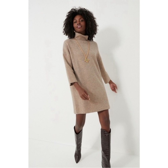Pomander Place Dresses & Skirts - Pomander Place NWOT Vivianne Hazelwood Brown Turtleneck Sweater Dress Size M
